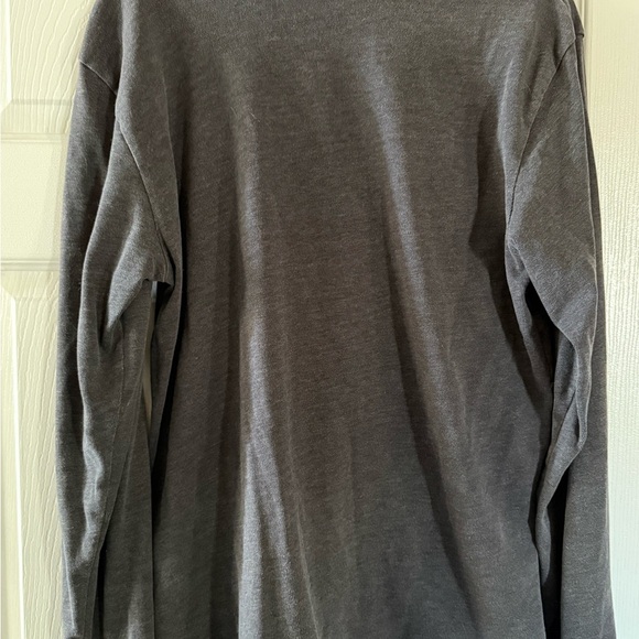 Old Navy Men's Charcoal Long Sleeve Shirt - Picture 4 of 4